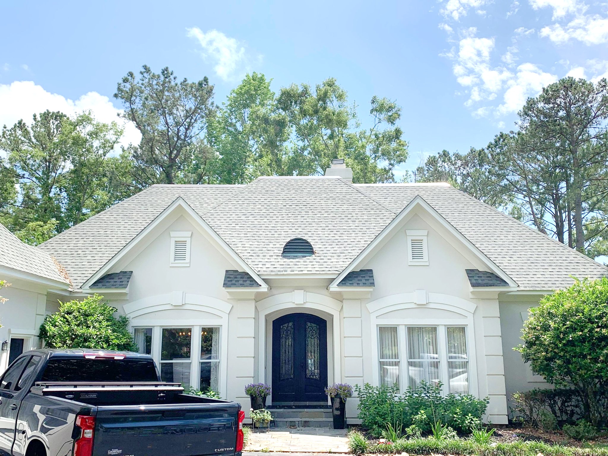 Residential shingle roof